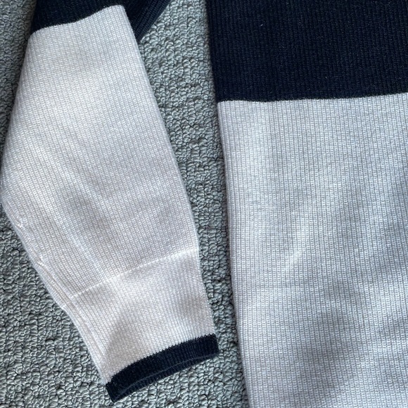 Rag&Bone Jean women’s Pamela wool sweater black/cream Size S NWT - Picture 5 of 9